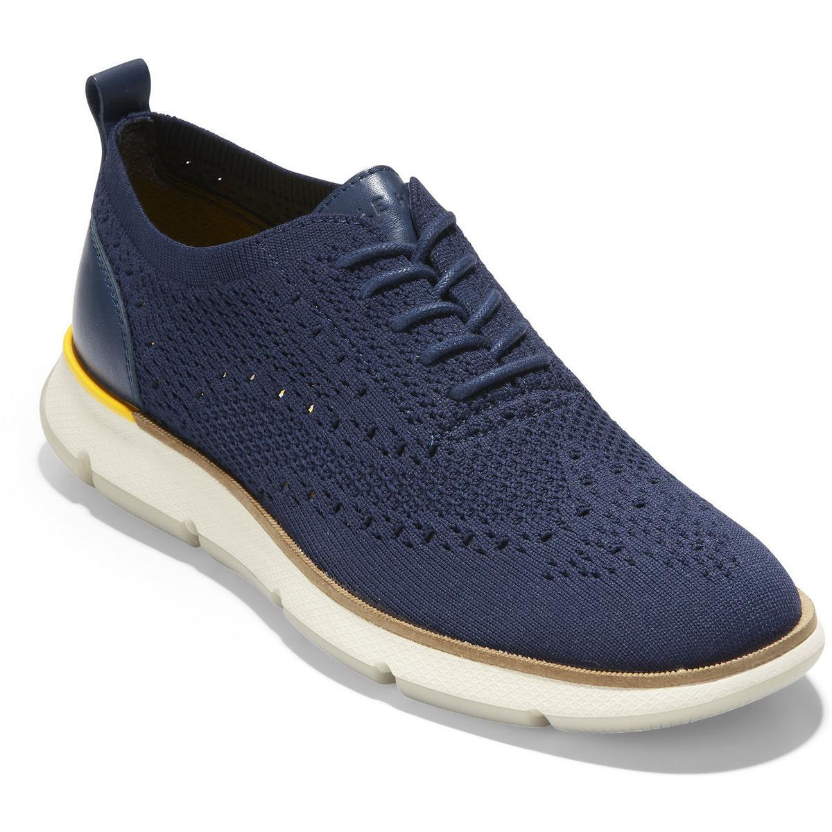 Женские вязаные оксфорды Cole Haan 4ZG STL OX синего цвета, размер 5,5 средний (B, M), BHFO 0413