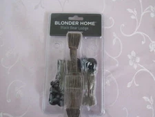 RARE NEW BLACK BEAR LODGE ROBE Towel Hook by BLONDER HOME FREE SHIPPING