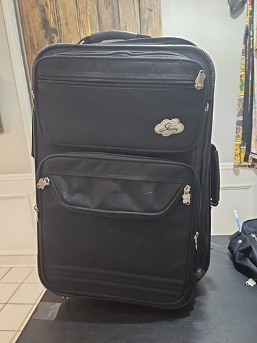 Skyway 606 Carry On 24" Soft Suitcase And Toiletry Bag 2 Piece Luggage Minor Def - Picture 4 of 24