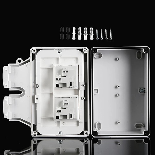IP66 Wasserdichte Steckdose Israelstecker Steckdosen Außeneinsatz Masterplug 1/2 fach - Bild 6 von 15