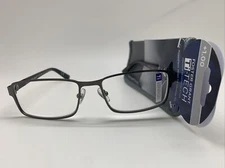 E235  Foster Grant TI104 gun metal gray TI TECH  1.00  Reading READERS Glasses