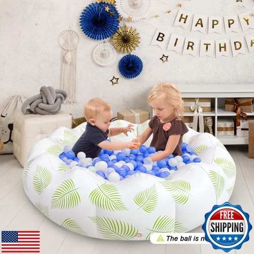 RoamReady Inflatable Baby Kiddie Pool, Portable Swimming Pool for Kids Blow u - Picture 4 of 5