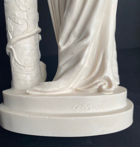 Italy Sculpture Statue Figurine by Santini - Venus of Cnido -14-1/2" tall - Picture 5 of 6