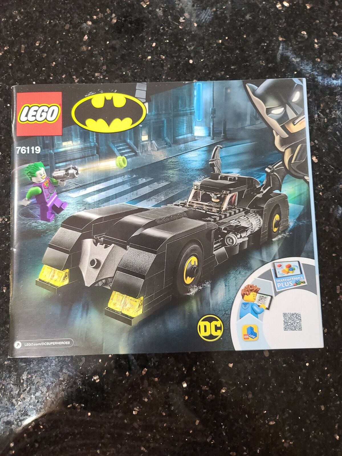 LEGO 76119 BATMAN "Batmobile: Pursuit of The Joker" Building Manual only