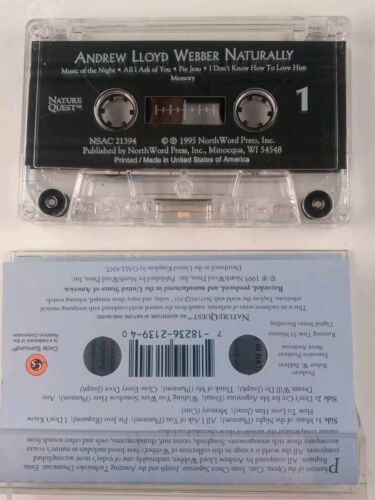 Andrew Lloyd Webber Naturally (Cassette) 1995 Nature Quest TESTED - Picture 4 of 5