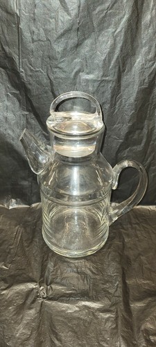 Mid Century Scandinavian Art glass Pitcher With Lid - Picture 12 of 12
