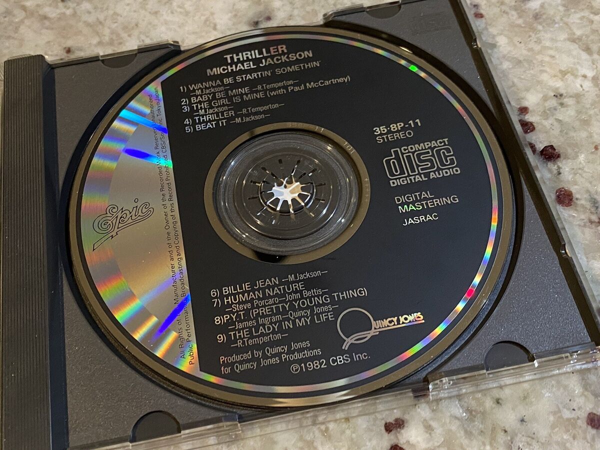 Michael Jackson Thriller CD Japan 35・8P-11 1983 Pre Michael Jackson Thriller CD Japan 35・8P-11 1983 Pre
