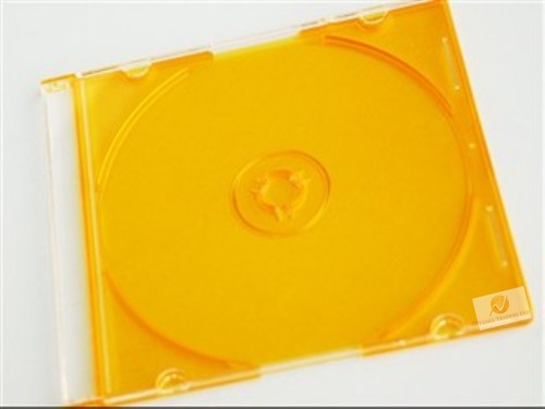 50 Single CD Jewel Case 5.2mm Spine Slim Orange Tray New Empty Replacement Cover - Afbeelding 1 van 5