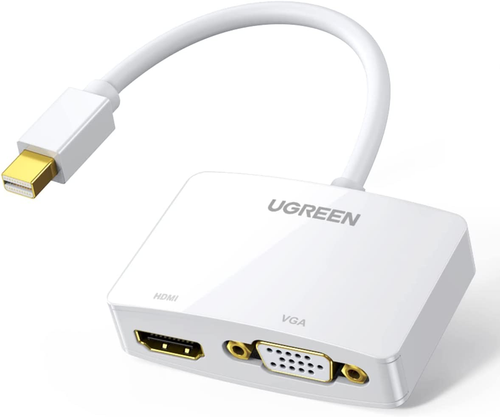 Mini Displayport auf HDMI VGA Adapter, 4K Thunderbolt 2 Adapter 2 in 1 Mini DP Co - Bild 9 von 12