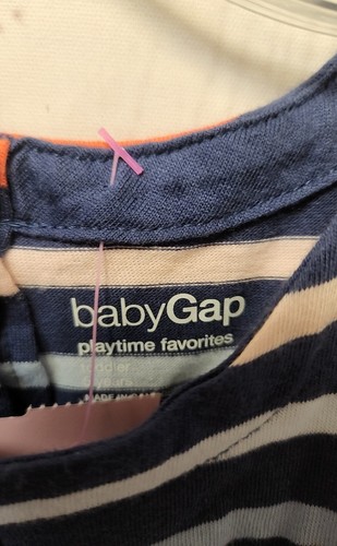 NWT Gap Girl's Size 5 Navy Dress - Picture 3 of 3