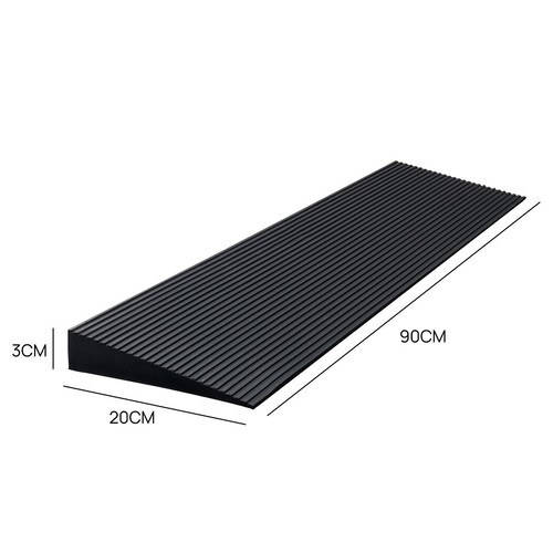 6 Sizes Rubber Curb Ramp Cuttable Threshold Ramp Kerb Driveway Threshold Ramp - Picture 17 of 32
