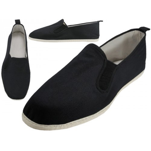 Mens Chinese Kung Fu Shoes Martial Art Ninja Cotton Sole Tai chi Slipper Slip On - Picture 4 of 6