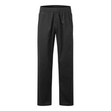 Image of PORTWEST Baker Chefs Trouser Non-Shrinking Elastic-Waist Kitchen Catering 2208