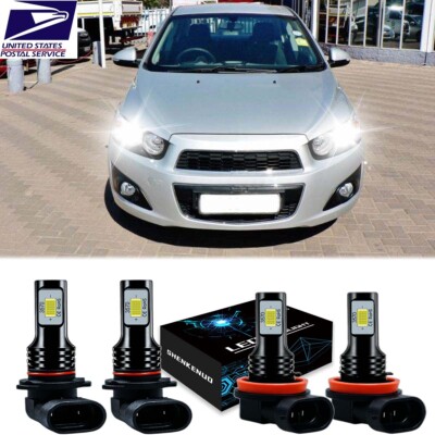 FOR  Sonic 2012-2018 Combo LED Headlight Kit Bulbs High Low Beam