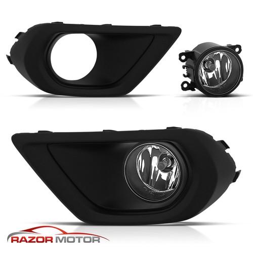 Par de luces antiniebla para parachoques de conducción con lente transparente para Subaru Forester 2014-2016 2015 - Imagen 2 de 11