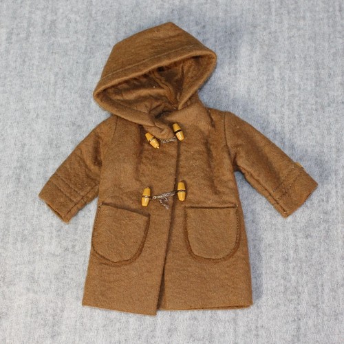 SINDY PEDIGREE Vintage Doll 1960s Duffle Coat Brown Winter Fashion Outfit Rare