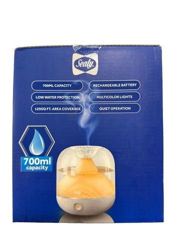 Sealy Multicolor Light Up Humidifier & Aroma Diffuser: Quiet Operation with a Sp - Picture 2 of 4