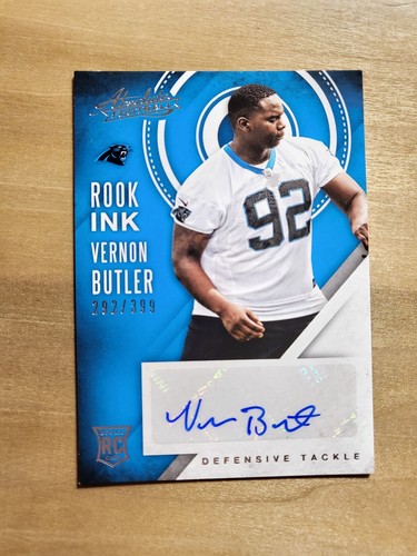 VERNON BUTLER 2016 PANINI ABSOLUTE #19 ROOK INK AUTOGRAPH AUTO RC 292/399