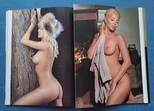 2010 December PLAYBOY Ukraine Magazine for men Supermodel Georgia Karabinis - Picture 3 of 12