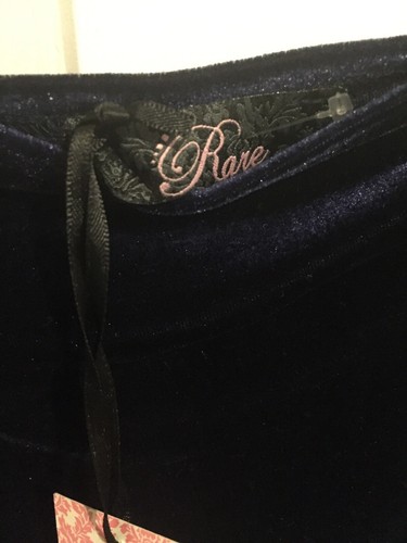 RARE Navy Blue Velvet One Shoulder Bodycon Dress Size 8 RRP £39 - Picture 4 of 7