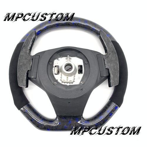 Carbon Fiber Steering Wheel fit For BMW E60 E63 E64 M5 E61 5 6 series 2004-2010 - Picture 4 of 8