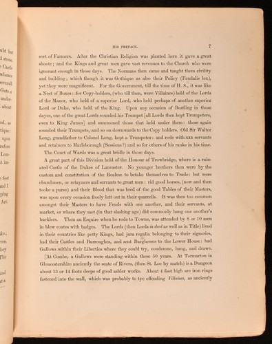 1862 Wiltshire : les remises collections topographiques de John Aubrey corrigées et...