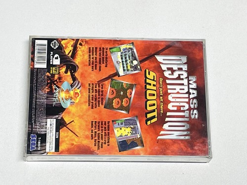 Mass Destruction Sega Saturn Complete In Box CIB Authentic Disc - Picture 7 of 7