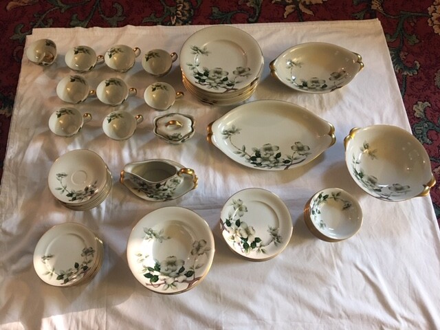 MEITO NORLEANS China Occupied Japan Livonia Dogwood 65 Piece Set