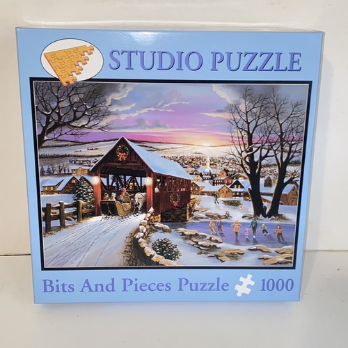Home Again by H. Hargrove Bits and Pieces Studio Puzzle 1000 Pc Christmas Theme - Picture 10 of 11