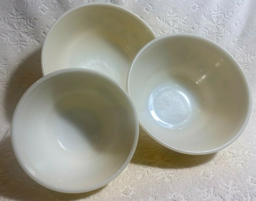 Retro PYREX '81-6 Shenandoah-Wintergreen 3-Bowl-Set OW MG Nesting Mixing Bowls - Picture 3 of 12