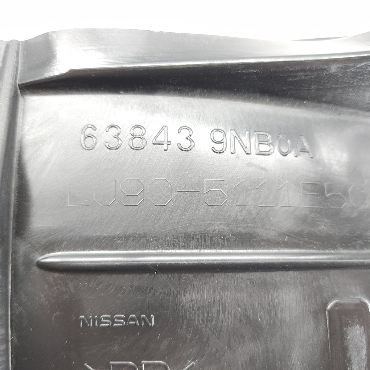 Genuine Nissan Infiniti 63841-9NB0A Driver LH Front Fender Liner