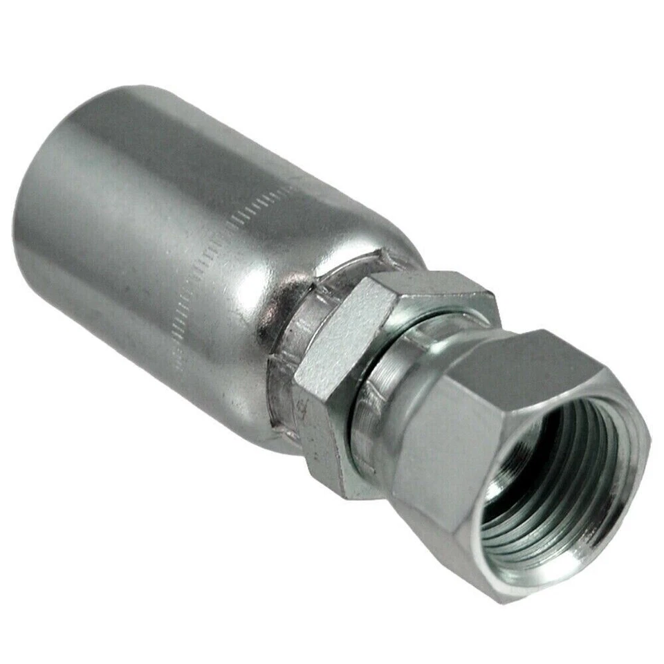 (10-Pack) FJX-16-16 | 1" Hose x 1" JIC 37° Female Hydraulic Hose End Swivel Crim - Image 2 of 2