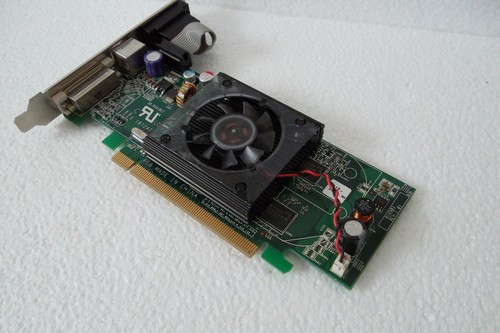 Dell ASUS ATI HD 2400 Pro PCIe 128MB Graphics Video Adapter DVI VGA TV-Out WX085 - Picture 7 of 9