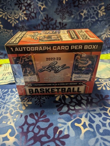 2022-23 Leaf Basketball Blaster Box Possible 1 Autograph - Picture 2 of 2
