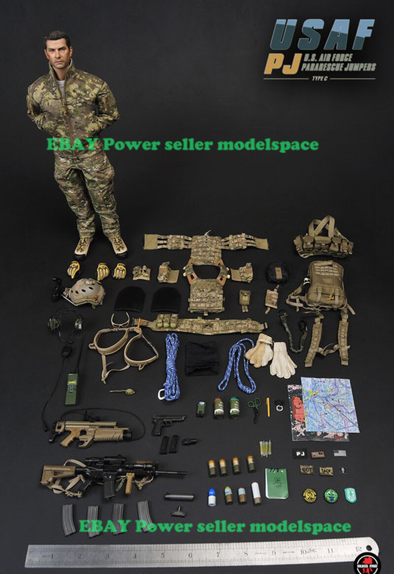 ミリタリー SOLDIER STORY USAF PJ SS080B Soldier Story USAF PJ SS080B US Air Force Rescue Team Action