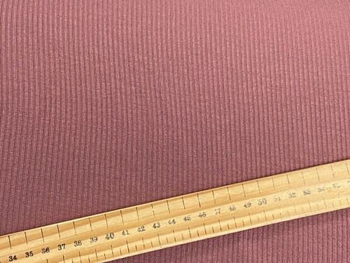 Plain Rib Knit Jersey Fabric by 1/2 Metre* in Various Colours Navy & Dark Pink - Picture 4 of 7