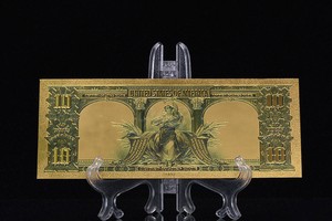 /<MINT GEM CONDITION/>1899 /"GOLD/" BISON Banknote W// COA~ US SELLER~FAST S/&H