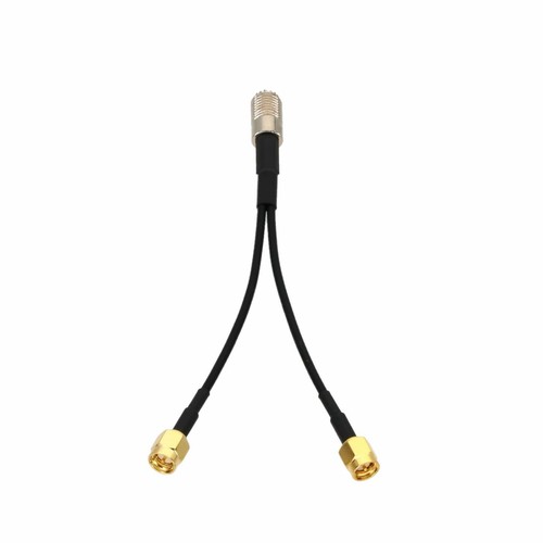 1x Mini-UHF to 2x SMA Male/Female GPS Antenna Y Splitter/Combiner Adapter cable - Picture 6 of 9