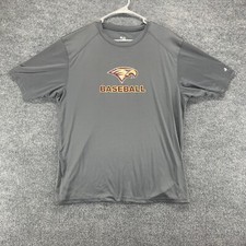 Winthrop Eagles Shirt Mens XL Gray Badger Sport Active Athletic Baseball Tee