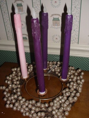 Vermont Christmas Company Berry Advent Wreath VC909 Vermont Christmas Company Berry Advent Wreath VC909