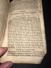 Antique 1811-1812 Concord Pocket Almanack Almanac New Hampshire Register Scarce