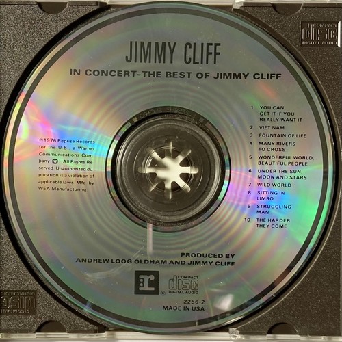 IN CONCERT: THE BEST OF JIMMY CLIFF (CD 1990 Reprise USA) r - Imagen 2 de 3