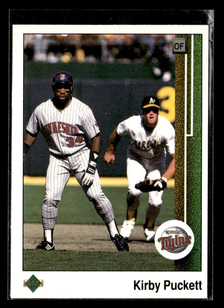 1989 Upper Deck #376 Kirby Puckett Card Minnesota Twins