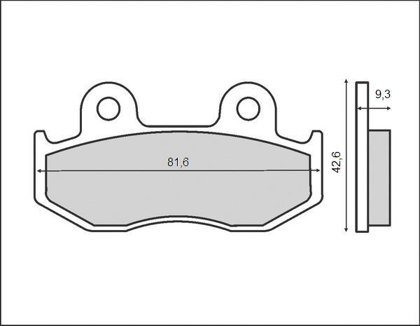 Plaquettes de frein KH323 trajets quotidiens et balades KH92