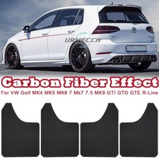 Carbon Fiber Mud Flaps Mudflaps Splash Guards For VW Golf GIT R R32 3 4 5 6 7 8