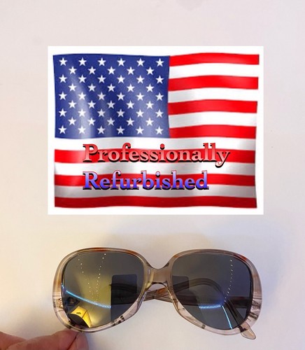 Oliver Goldsmith Beulah Vintage handgefertigte Kristall Sonnenbrille mit neuen grauen POL-Gläsern - Bild 1 von 11