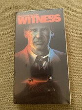 Witness (VHS, 1996, Paramount Presentations) New See Pics