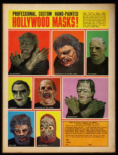Vintage FAMOUS MONSTERS Of Filmland # 34 (1965) Mr HYDE Cover HIGH GRADE!!! - Imagen 2 de 2