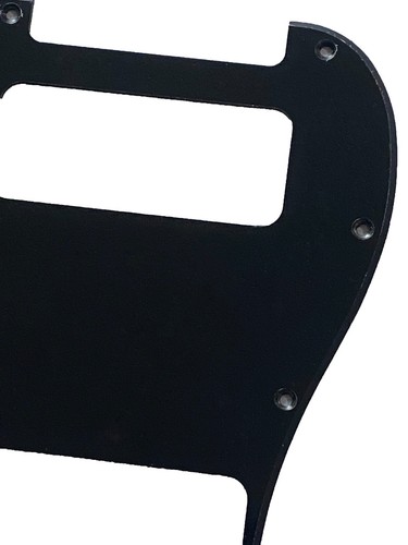 Golpeador de guitarra Fender Stratocaster P90 2 pastillas Strat 1 capa negro - Imagen 6 de 7