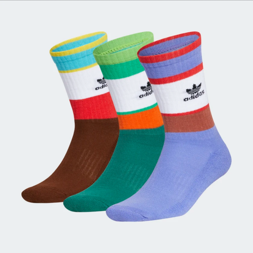 adidas Originals South Park Stan Kyle Cartman Crew Socks Colorblocked (3 Pairs) - Picture 2 of 2
